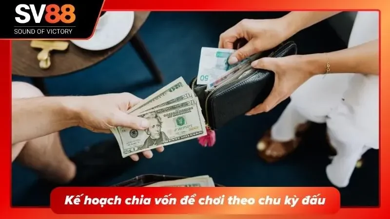 Người dùng chia tiền thành nhóm nhỏ để tham gia cược